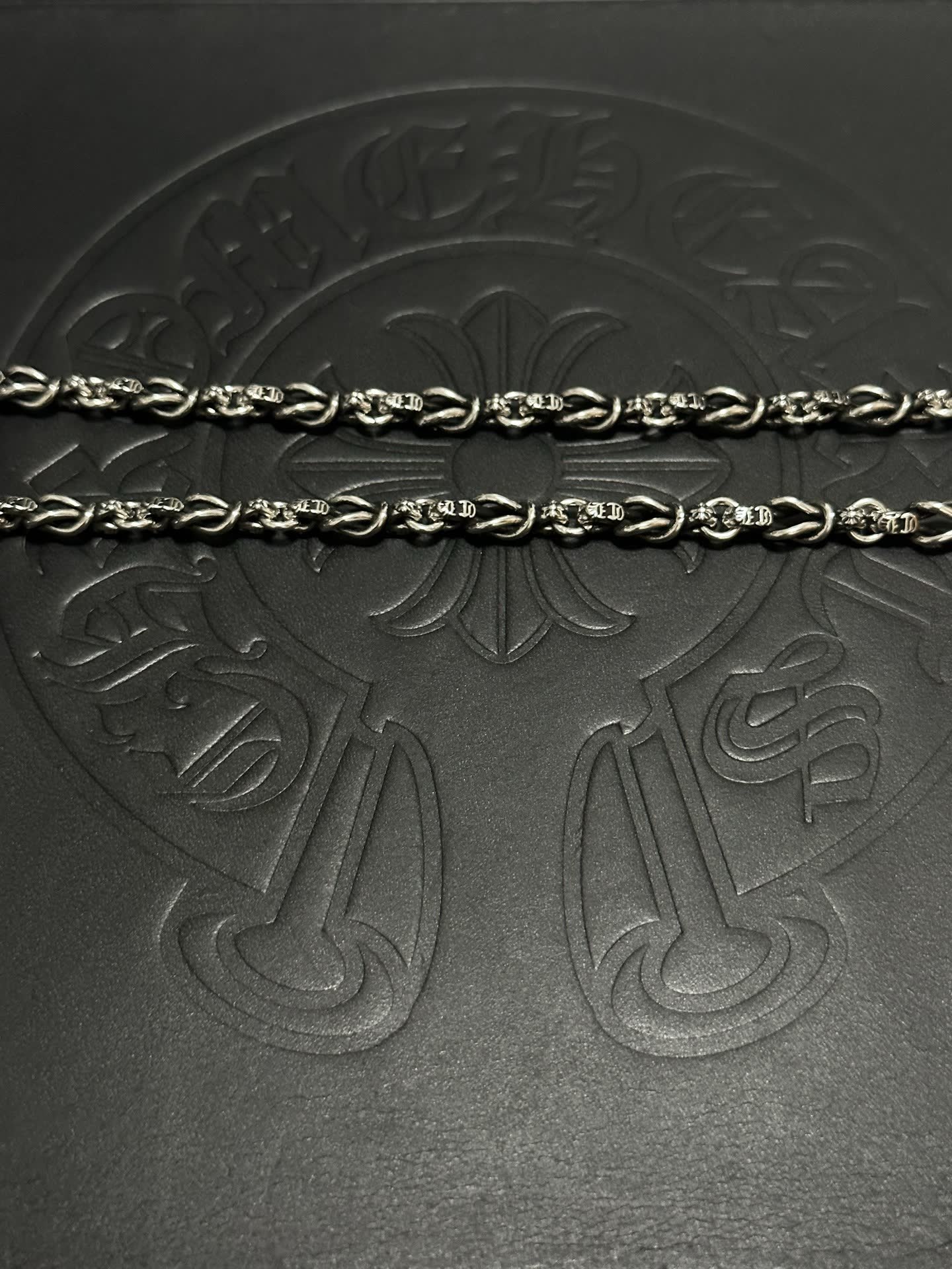 Chrome Hearts Silver Anchor Pendant Necklace